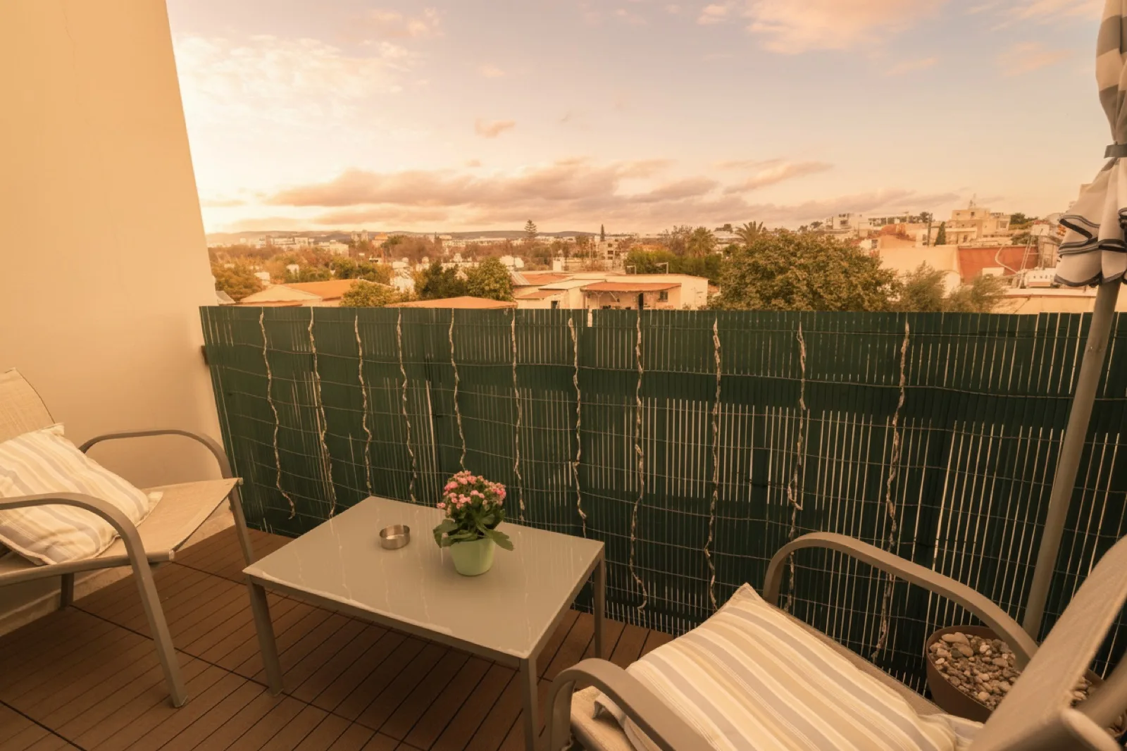 Evening view towards Kato Paphos harbour — the heart of family dining